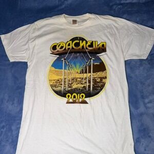 Vintage Coachella lineup radiohead mazzy star pulp official merch shirt size l